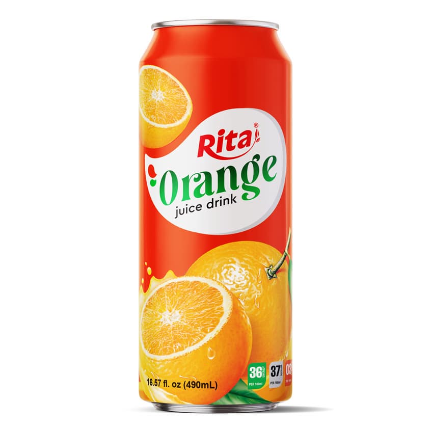 Beverage Distributors 490ml Can Orange Juice Drink