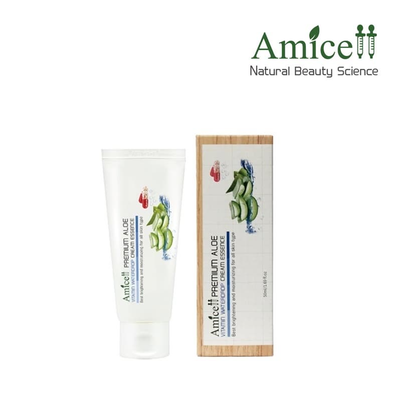 Amicell Skin Care Premium Aloe Vitamin Waterdrop Cream Essence Whitening Brightening Anti_aging