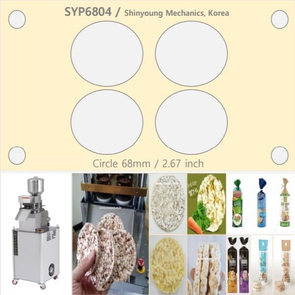 SYP6804 Rice cake machine from Shinyoung Mechanics