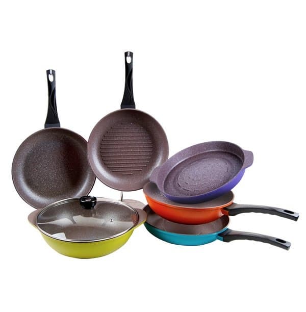 KitchenWell Stone Fry Pan Set