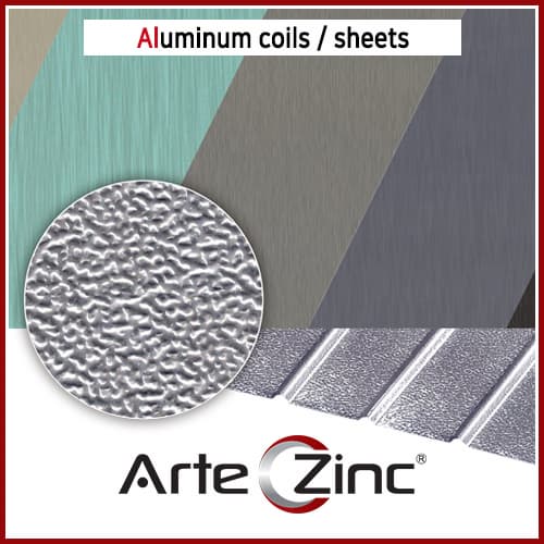 Arte Zinc_ Aluminium sheet_ roofing_cladding material