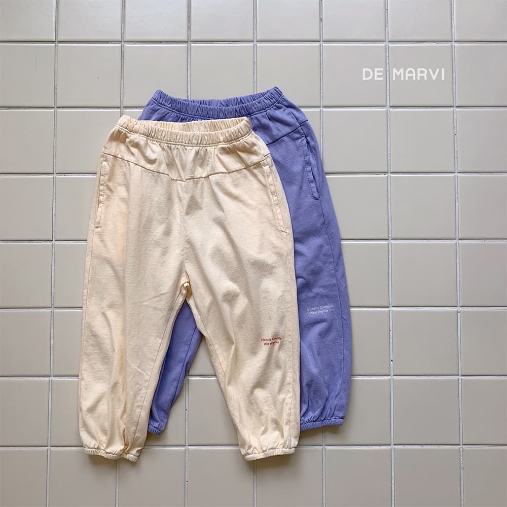 DE MARVI Kids Toddler Thin Cotton Sweatpants Summer Trousers Wholesale Korean Manufacturer