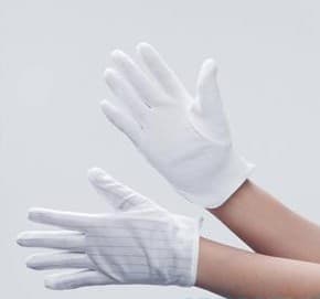 ESD polyester carbon fiber woven gloves, PU Nylon finger or palm coated ESD gloves,PVC gloves
