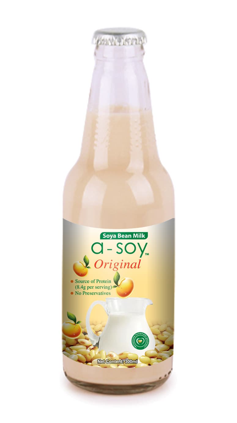 300ml Bottle Soya Milk With Coco Jelly