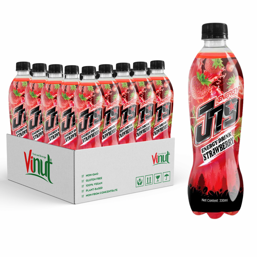 330ml  Strawberry  Soft Drink Exotic _ Private label_Wholesale Energy Drink Manufacture