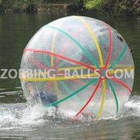 Color Tape Water Walking Zorb Ball,Walking-on-water Zorbing Ball