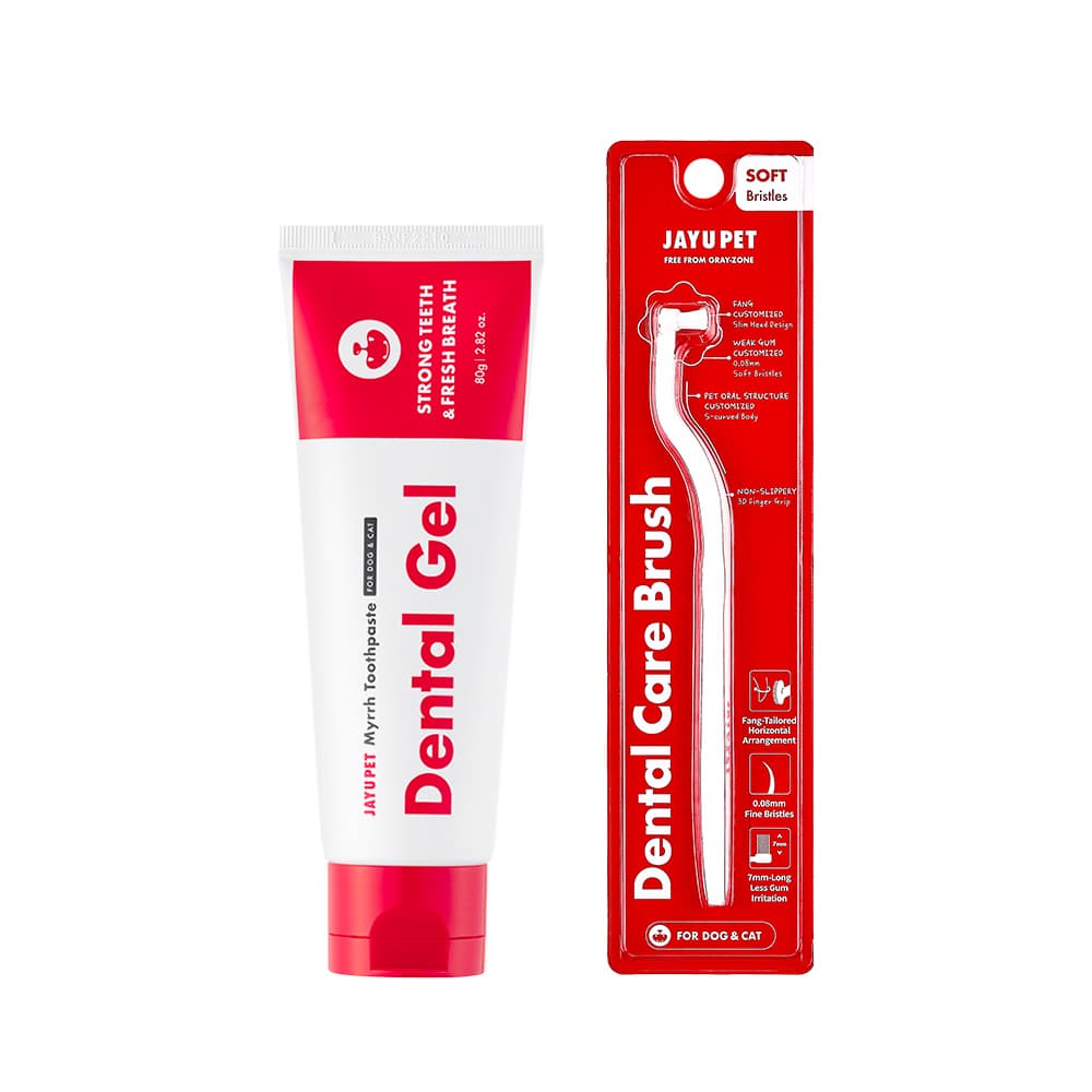 Dog _ Cat Toothpaste and Brush _Soft Bristles_ _ Dental Oral Care Kit