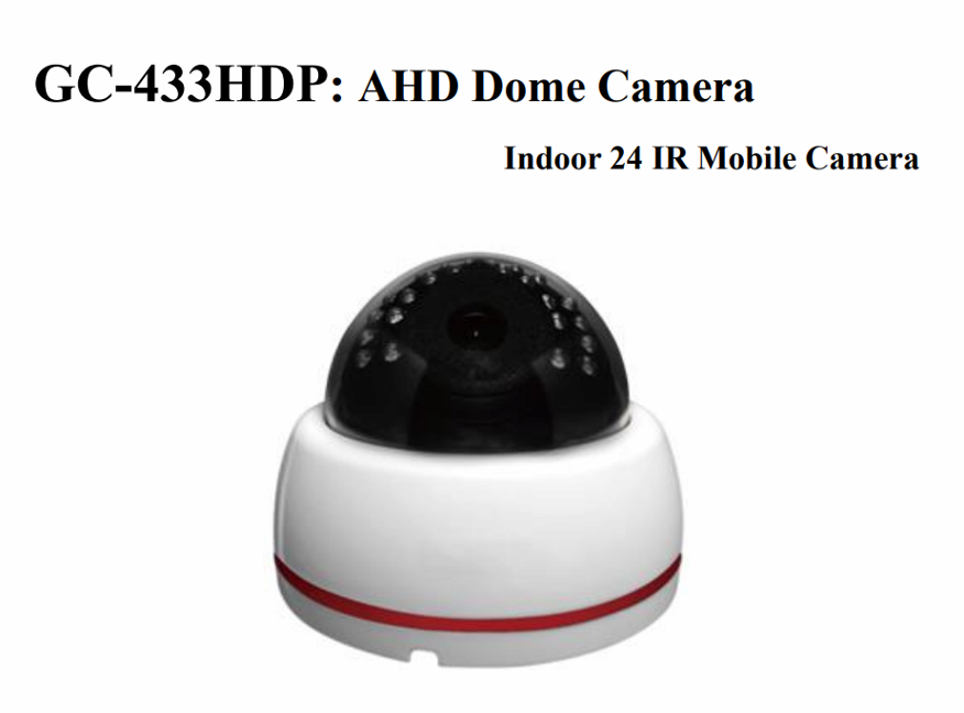 GC_433HDP _ AHD Dome Camera