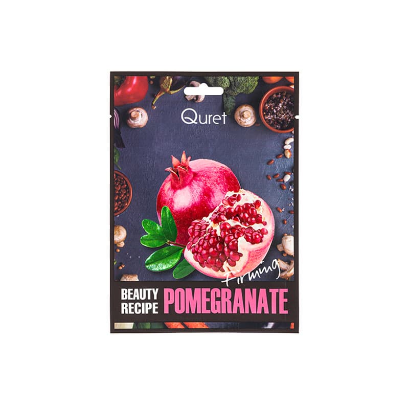 Quret Beauty Recipe Mask_Pomegranate