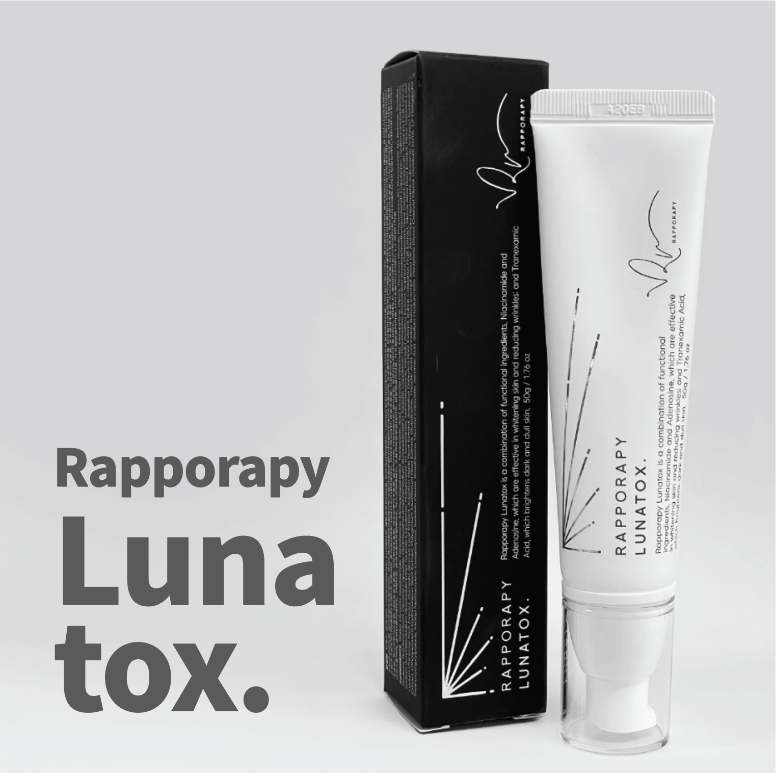 Rapporapy Lunatox Cream Skin Brightening  Skin Whitening Facial Cream Made in Korea