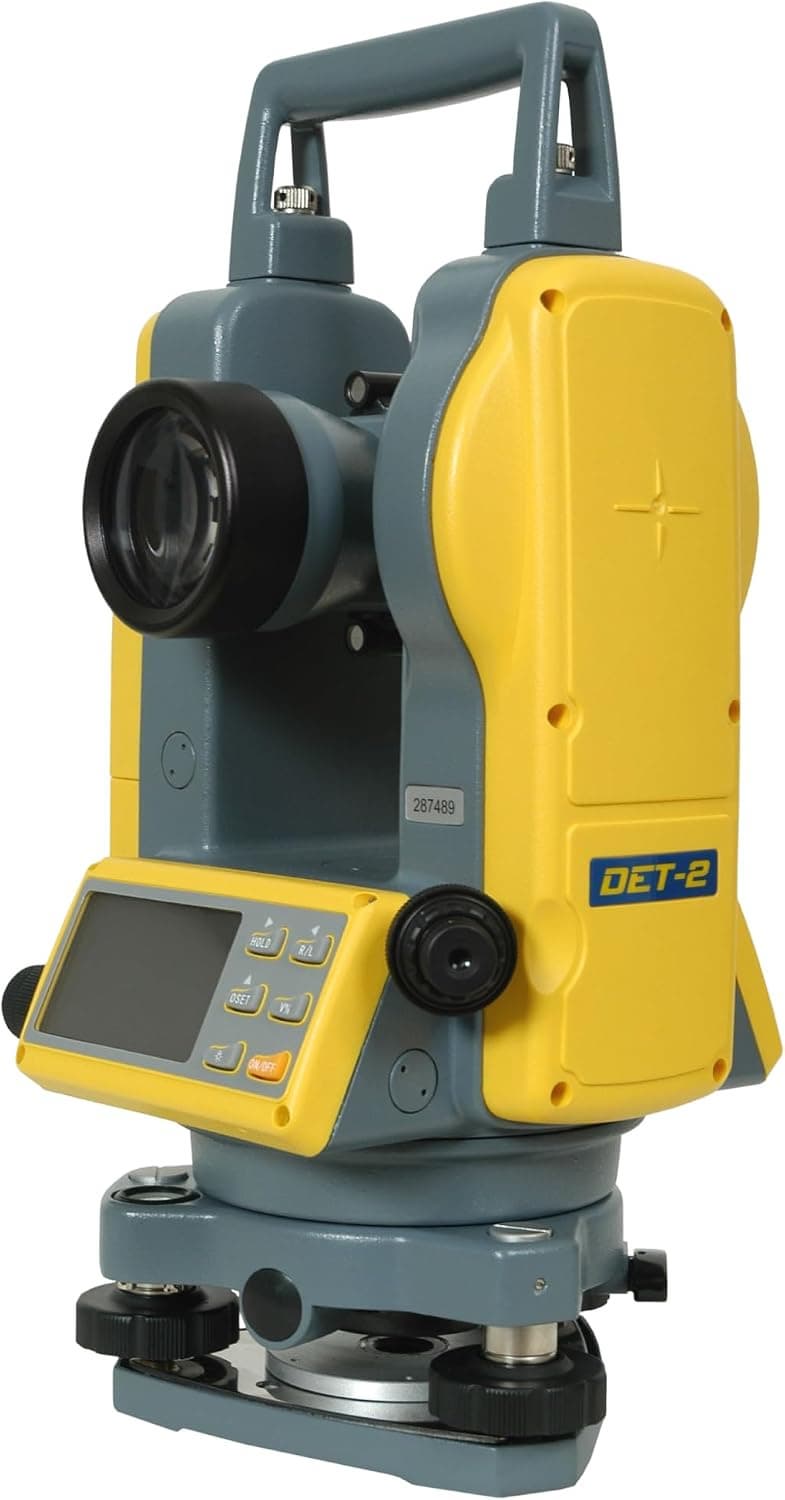 Spectra Precision DET_2 Digital Electronic Theodolite Surveying Equipment Set Alkaline Batteries