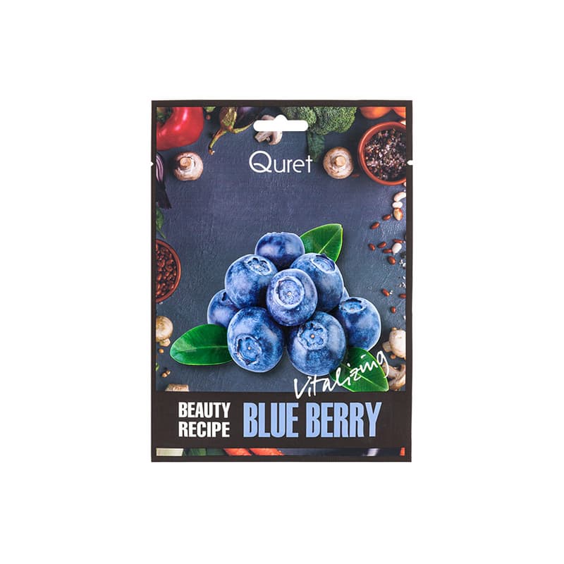 Quret Beauty Recipe Mask_Blueberry