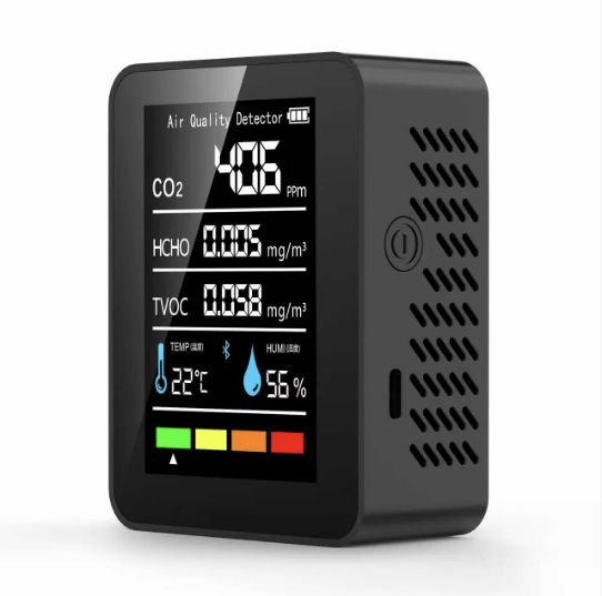 WIFI Smart Multi functional air quality detector Real Time Monitoring Large Display Home Air Test Ki