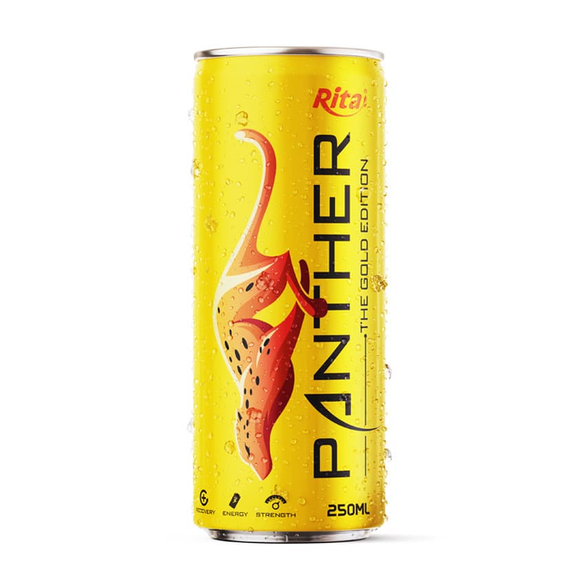 250ml Yellow Panther Energy Drink