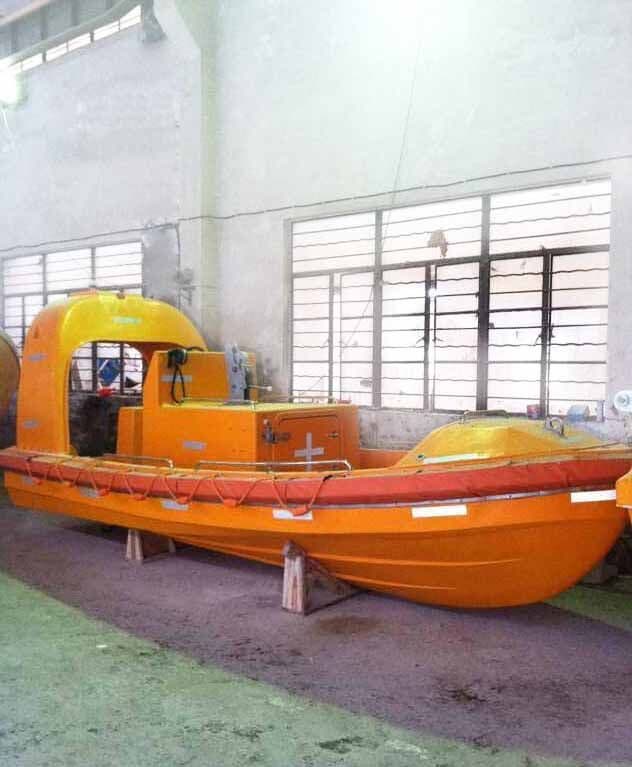 Fast rescue boat Ship safety lifesaving SOLAS approved 15man | tradekorea