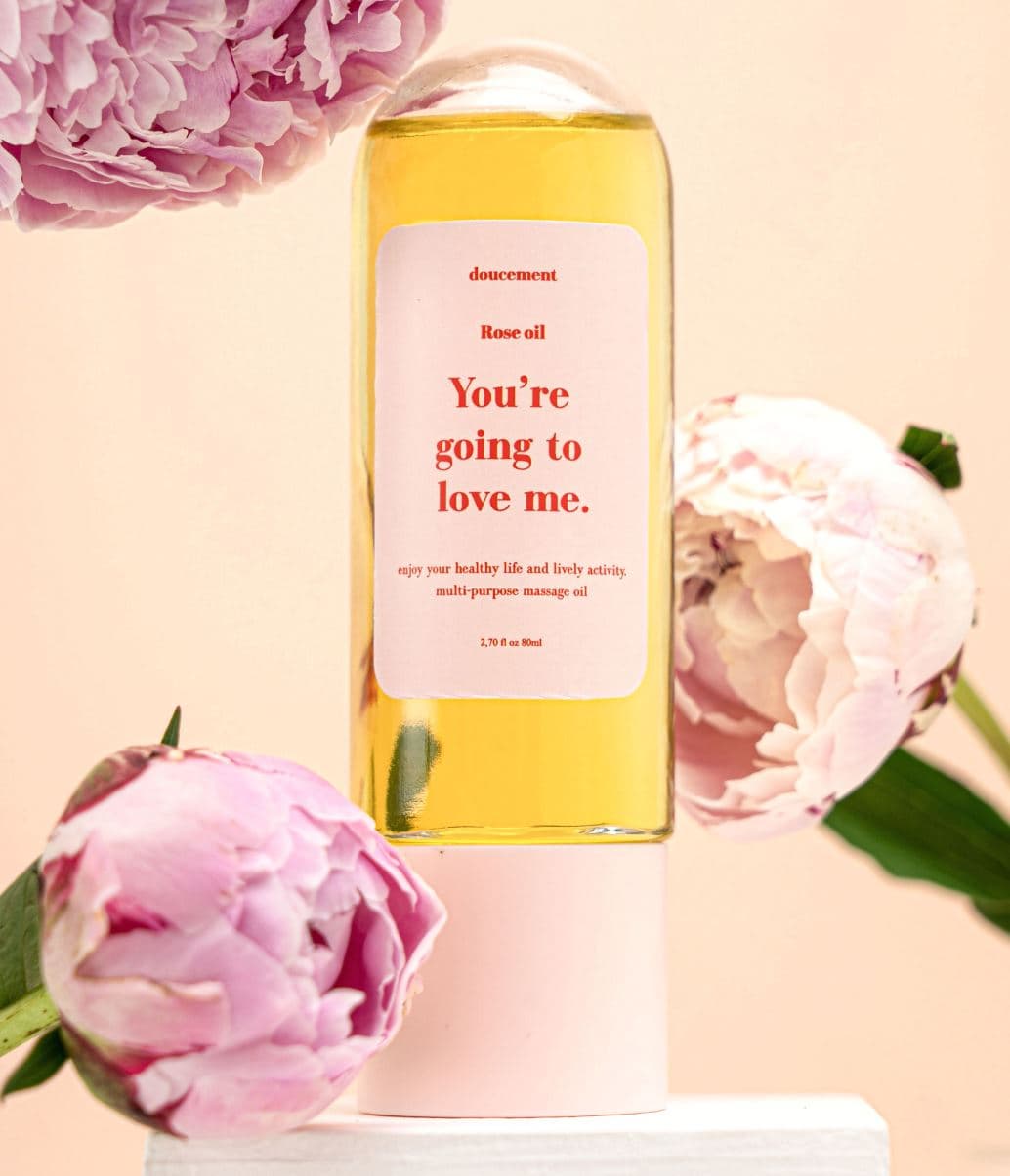 Home Care Vegan Rose Body Oil Essence Organic 96_8_