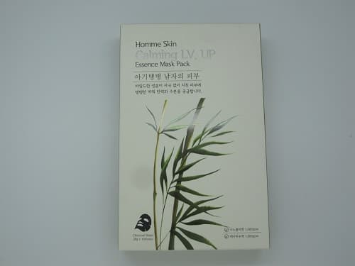 Skin Level Up_ Essence Mask Pack_ Bamboo Charcoal Sheet