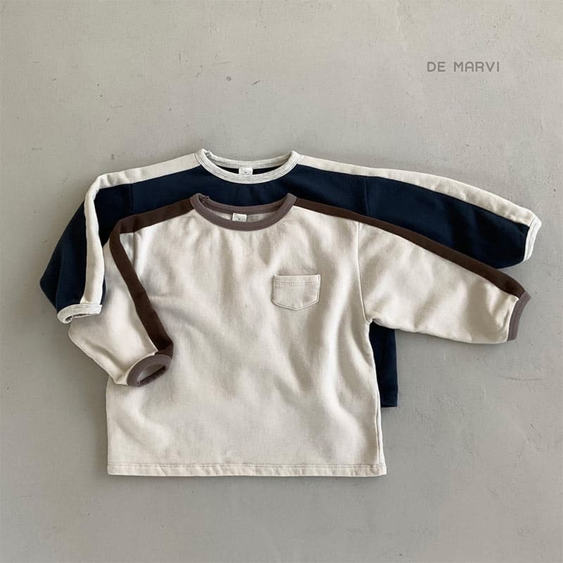 DE MARVI Kids Toddler Fleece Soft Pockets T_shirts Boys Girls Winter Clothes Korean Manufacturer