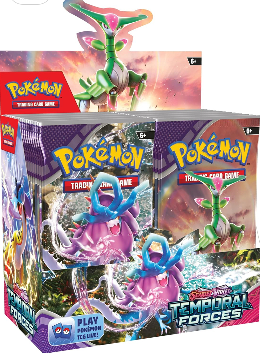 POKEMON TCG_ Scarlet and Violet_ Temporal Forces_ Booster Display Box