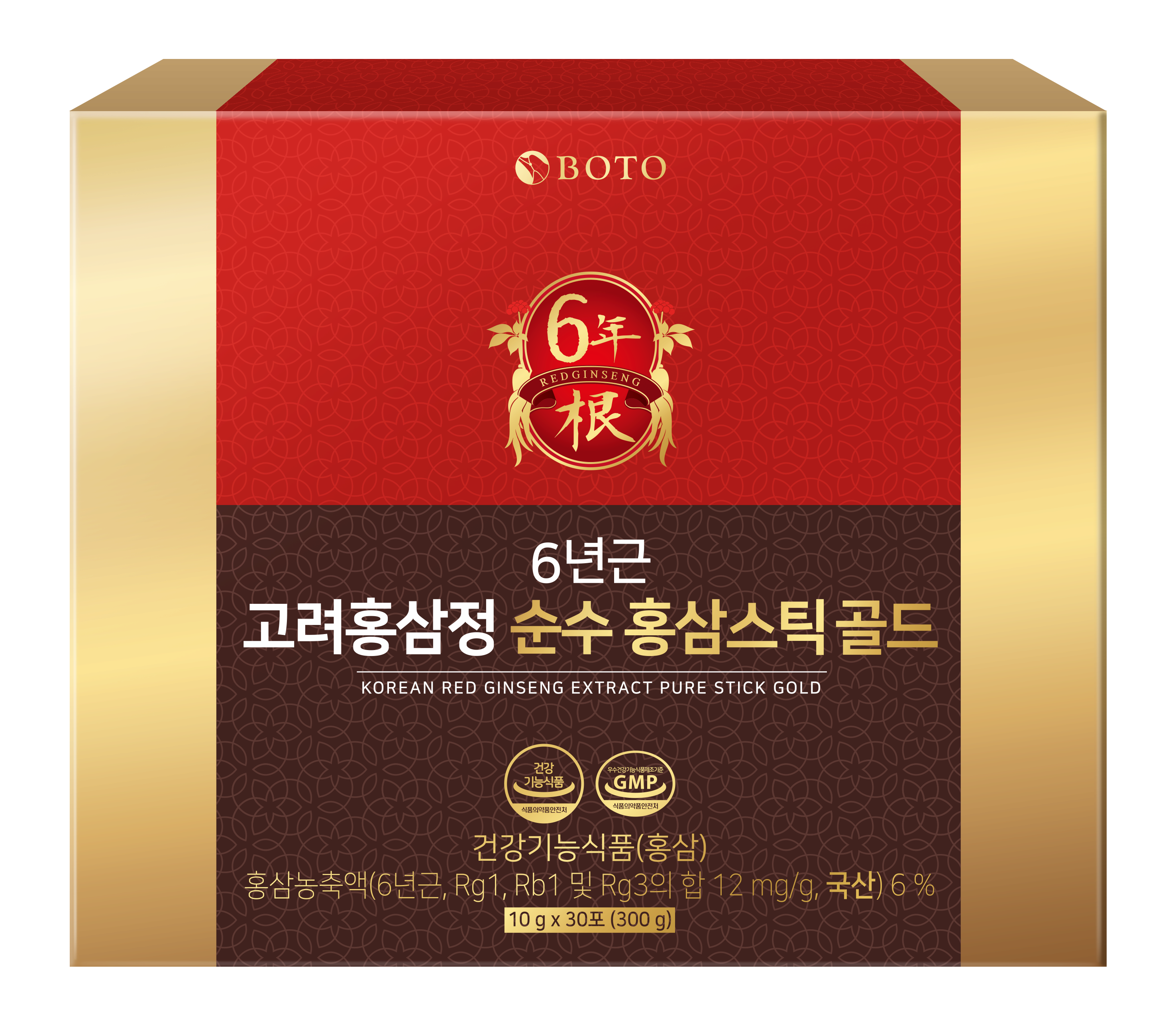 6 Years Korean Red Ginseng Extract Pure Stick Gold 10g30p