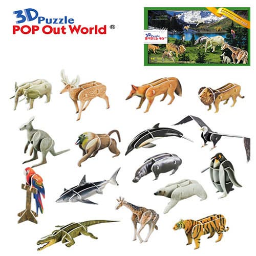 3D Puzzle _ The Animal Kingdom from Schoolbook