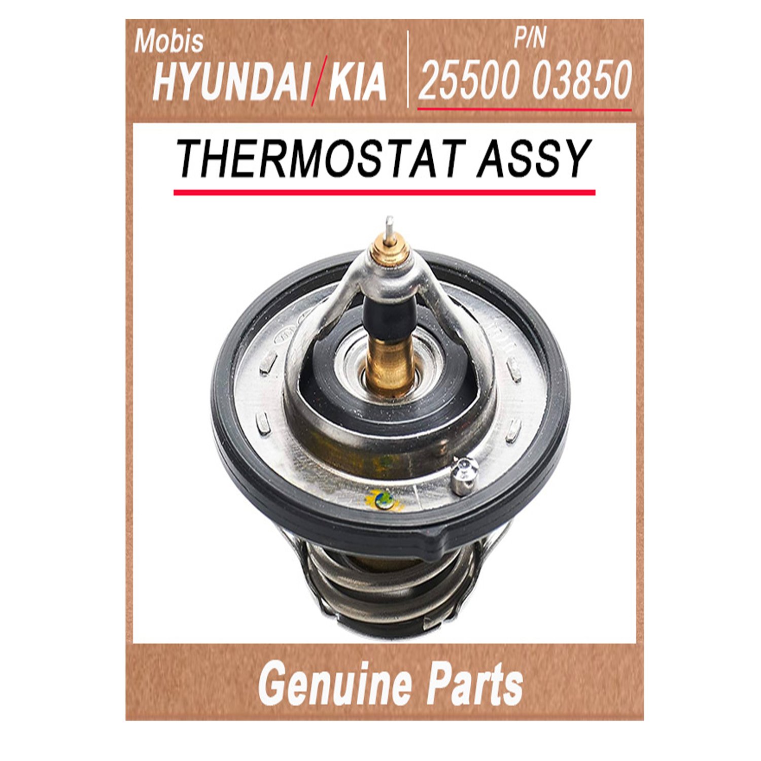 2550003850 _ THERMOSTAT ASSY _ Genuine Korean Automotive Spare Parts _ Hyundai Kia _Mobis_