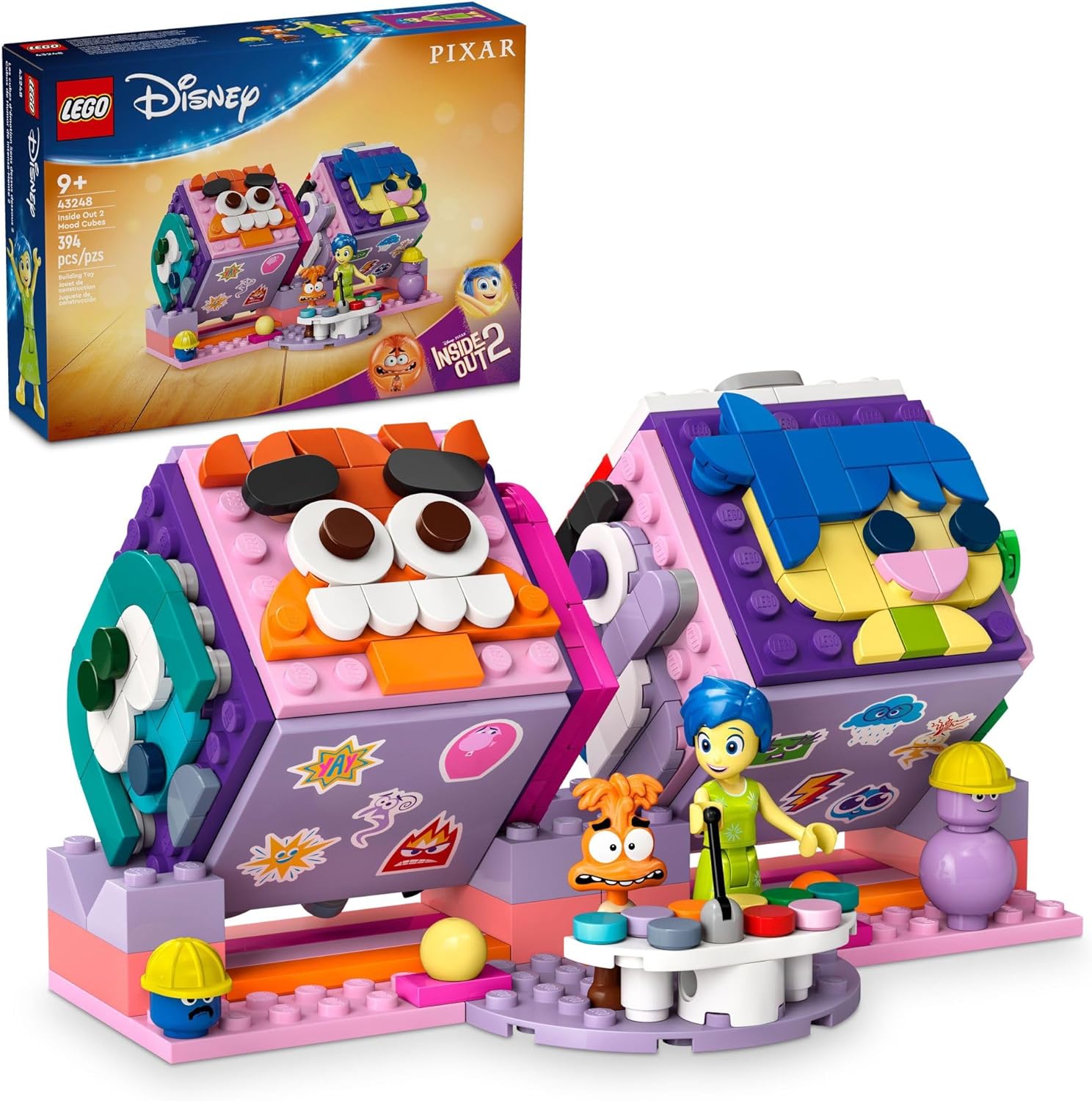LEGO Disney Inside Out 2 Mood Cubes from Pixar_ 43248