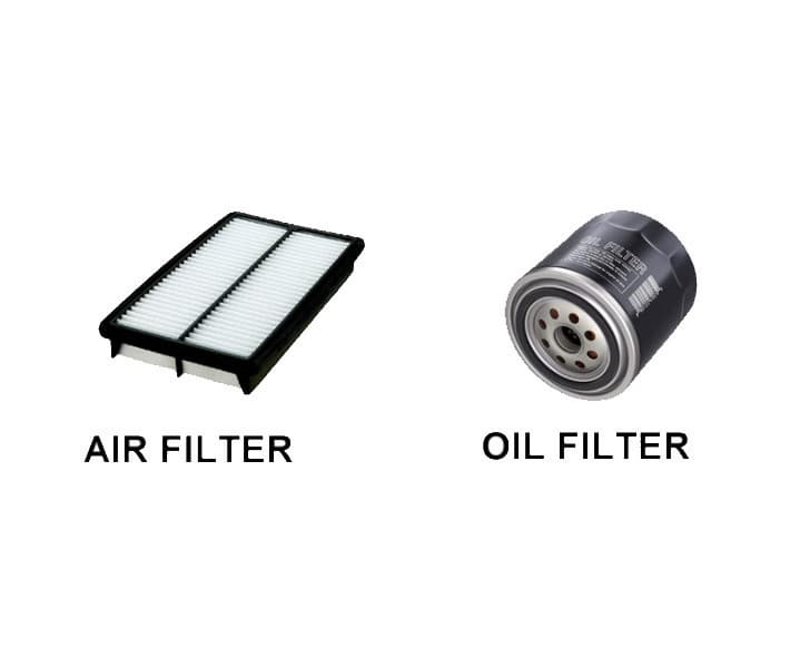 Air and oil filter