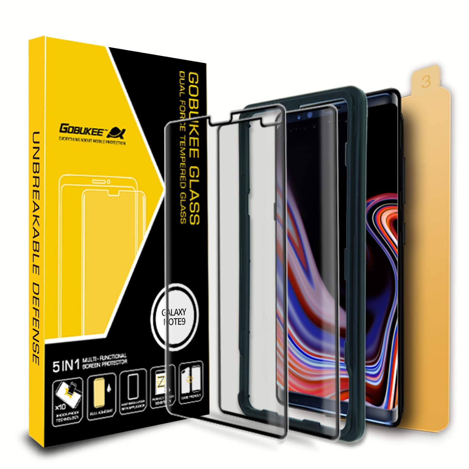 GOBUKEE ULTRAEDGE For Galaxy Note 8_9 double tempered glass