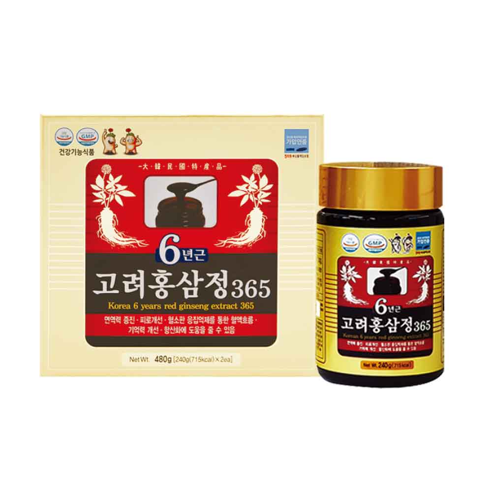 Korea 6 years red ginseng extract 365