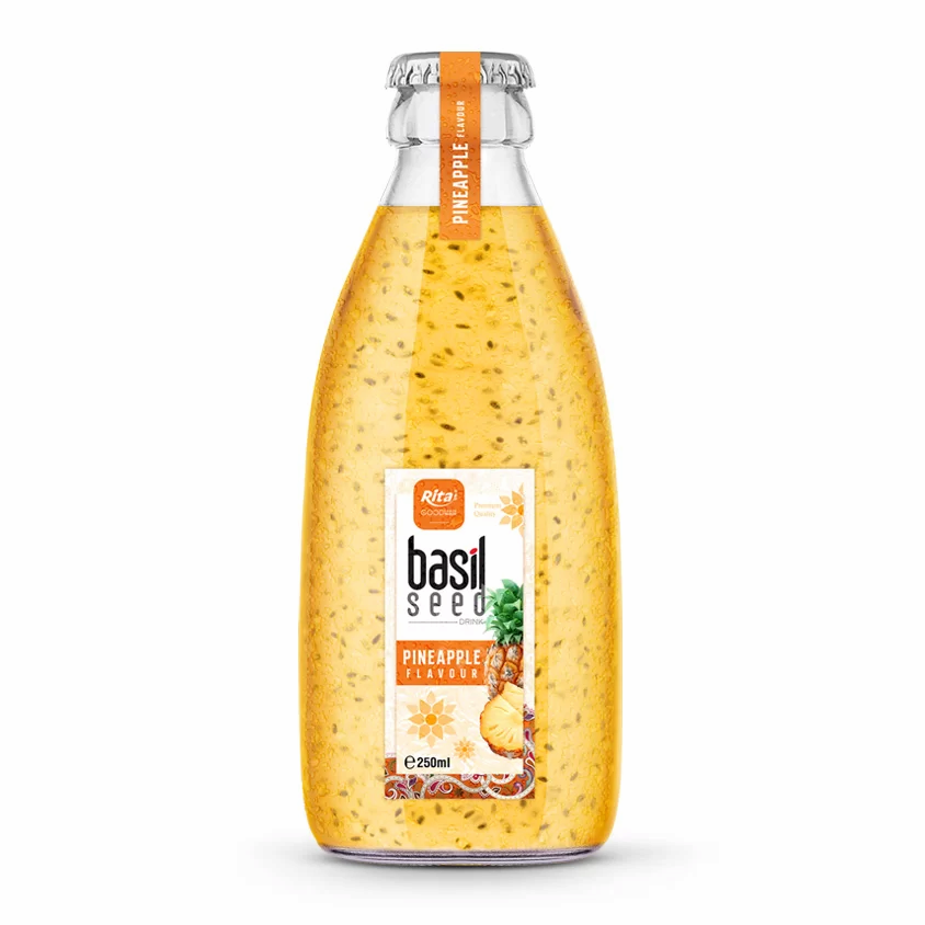 Pineapple Basil Seed Drink Own Brand RITA