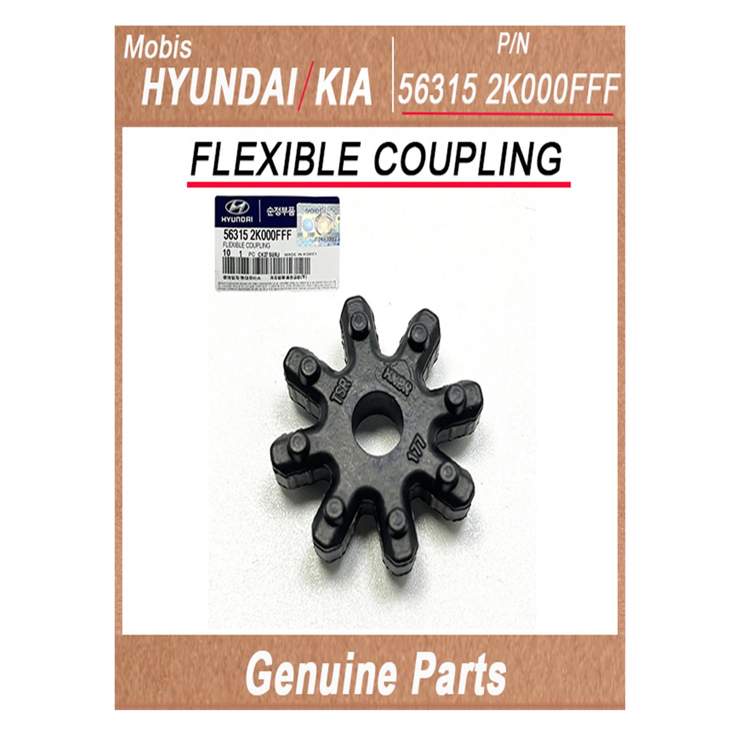 563152K000FFF _ FLEXIBLE COUPLING _ Genuine Korean Automotive Spare Parts _ Hyundai Kia _Mobis_