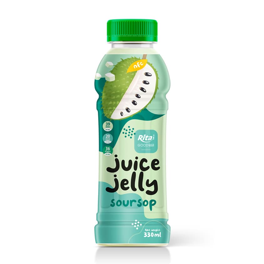 330ml Natural Soursop Juice jelly