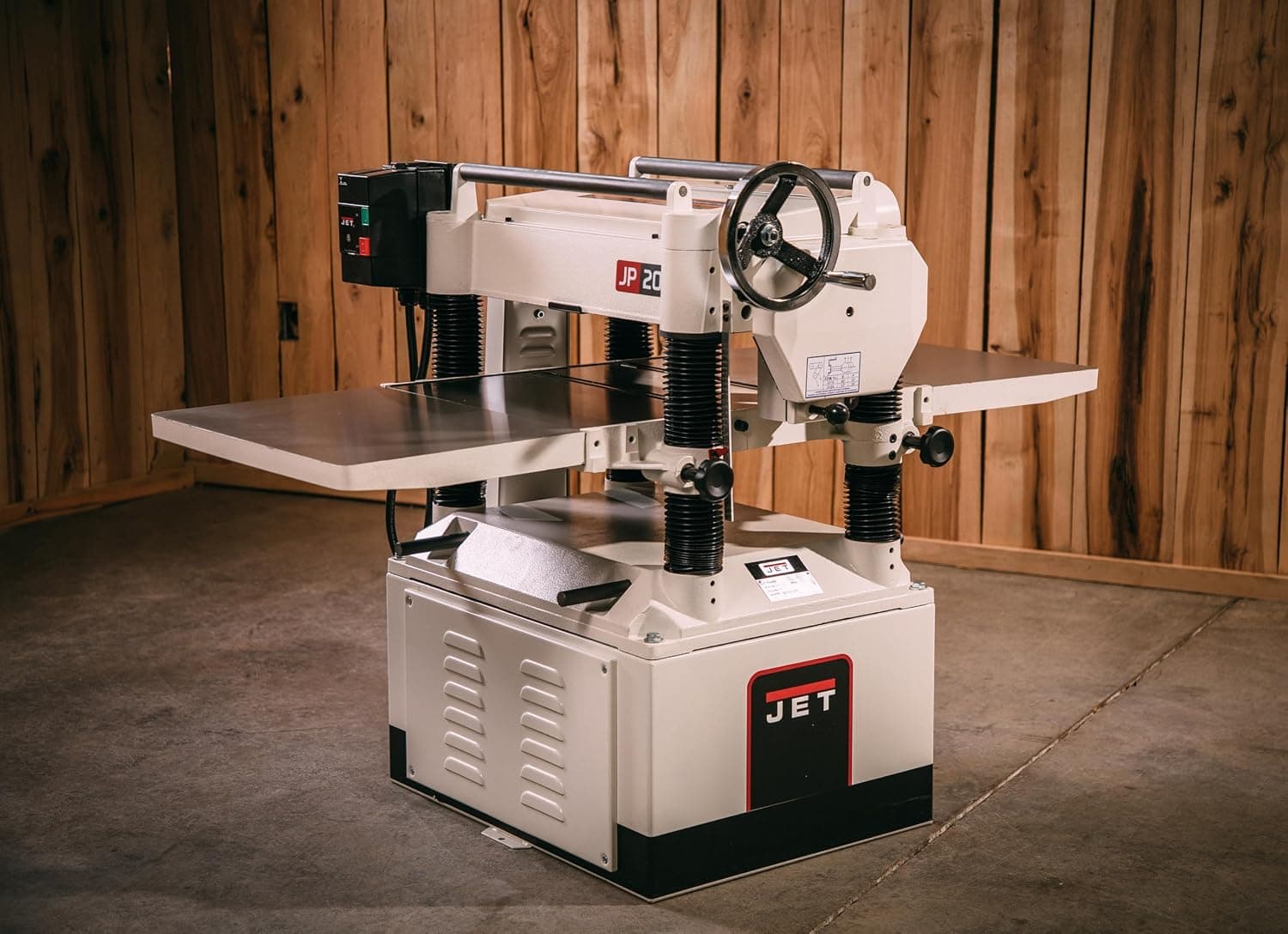 JET 20_Inch Planer Helical Cutterhead 5 HP 230V 1Ph Benchtop Planers _Model JWP_208HH_