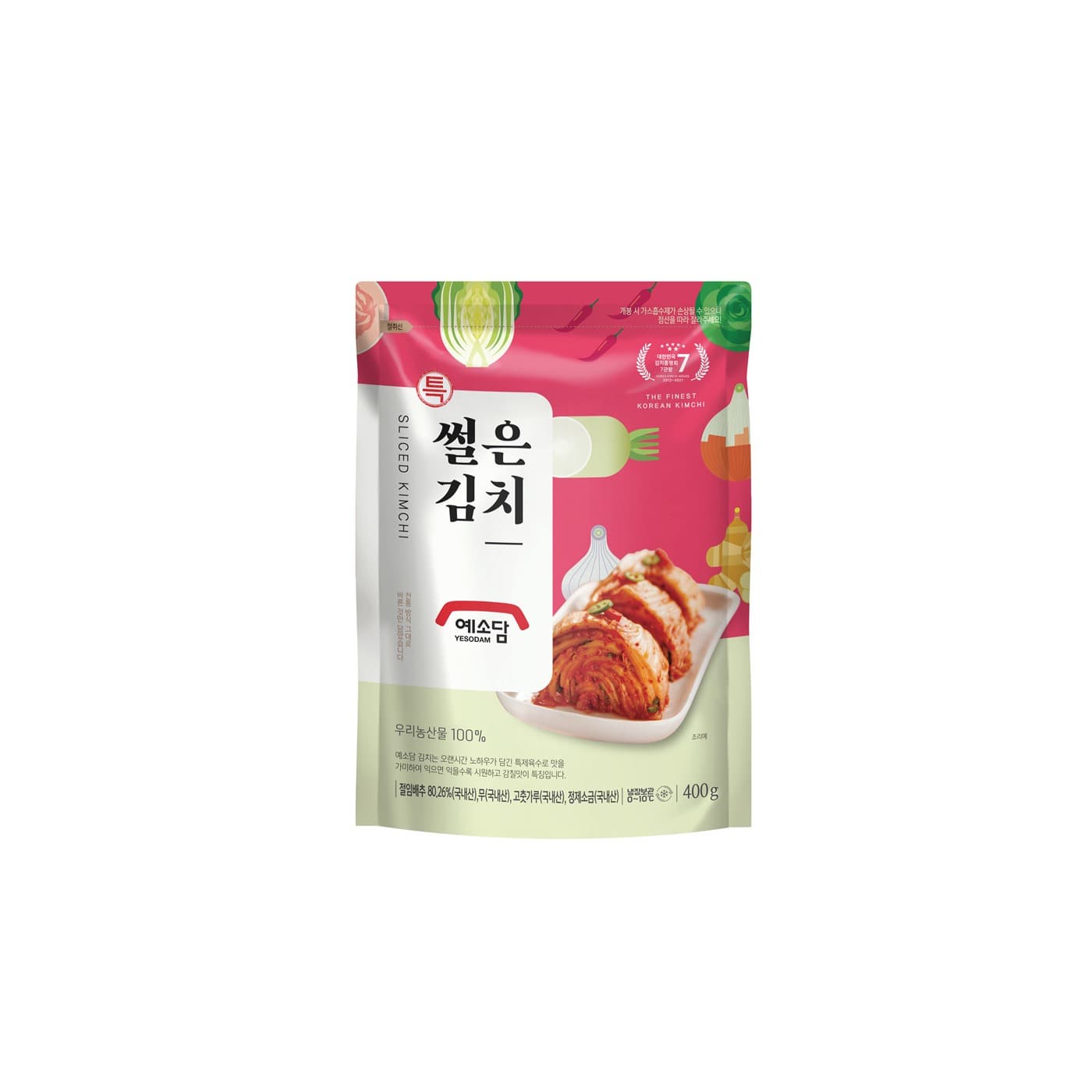 YESODAM Sliced Kimchi 80g