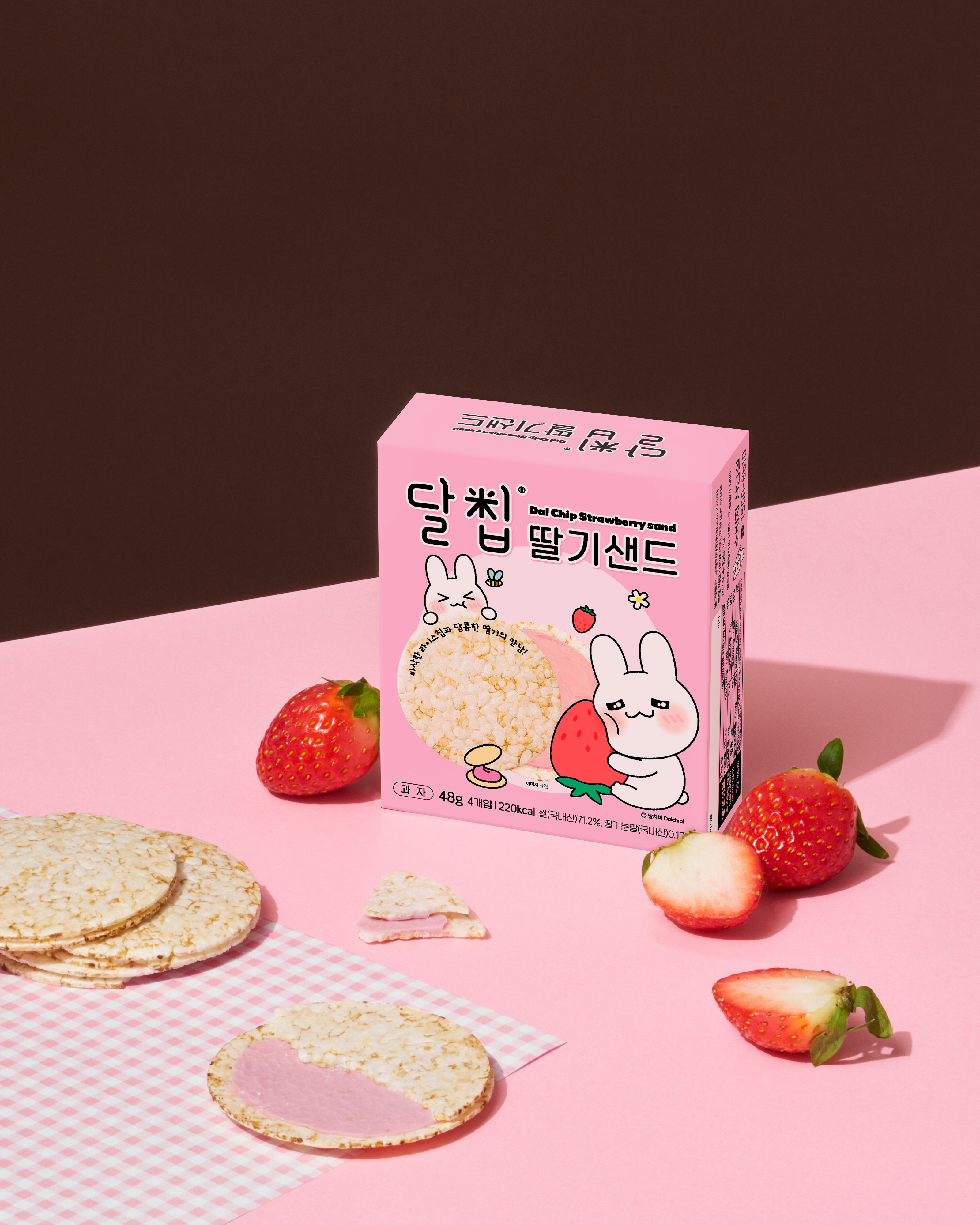 DALCHIP Strawberry_Rice Snack_