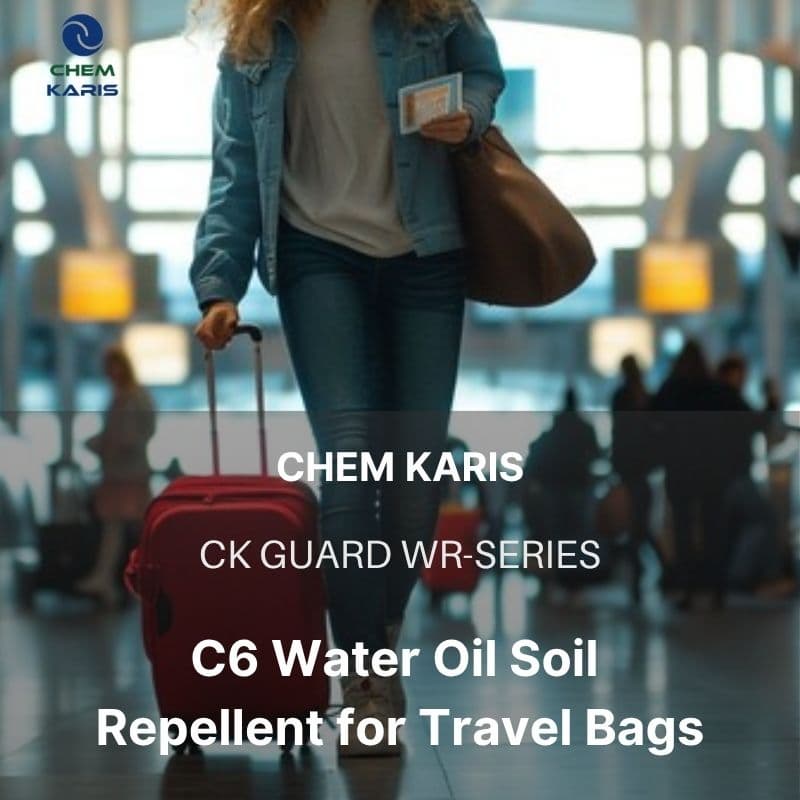 CK GUARD WR-SERIES C6 fluorocarbon water oil soil repellent for travel bags and luggage - PFOA-free, PFOS-free DWR finish