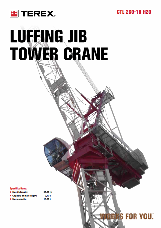 Terex Comedil Used Tower Crane _CTL260 18_