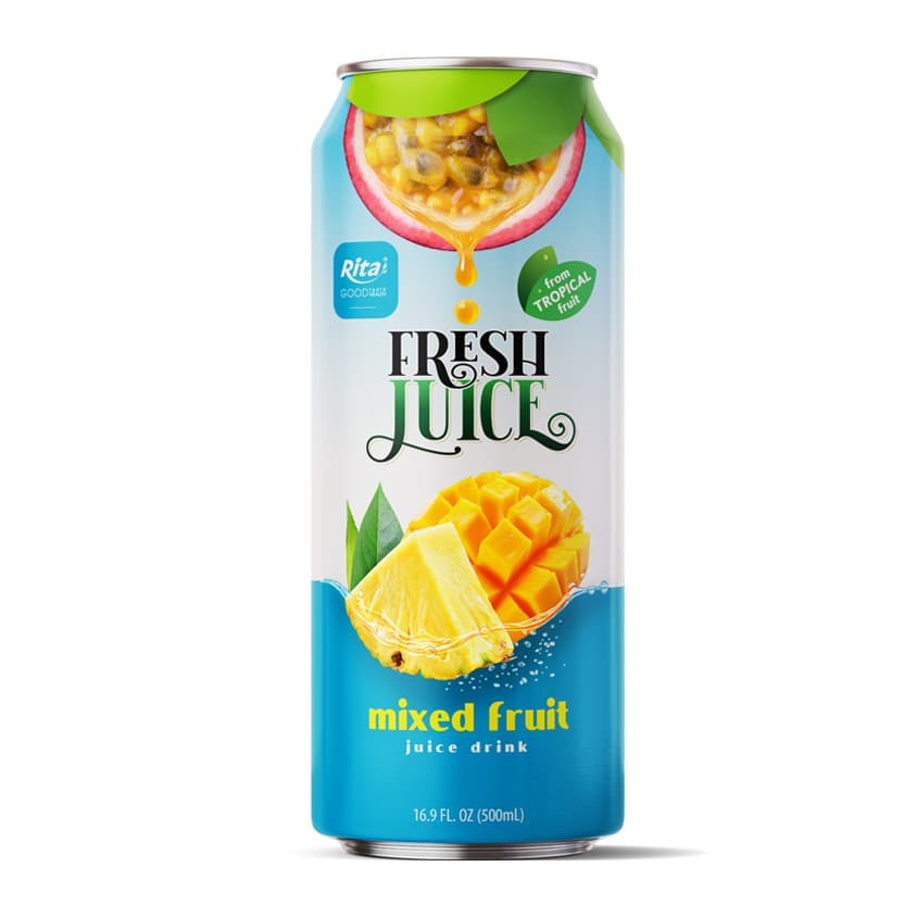 Fresh Mix Fruit Juice 500ml Canned