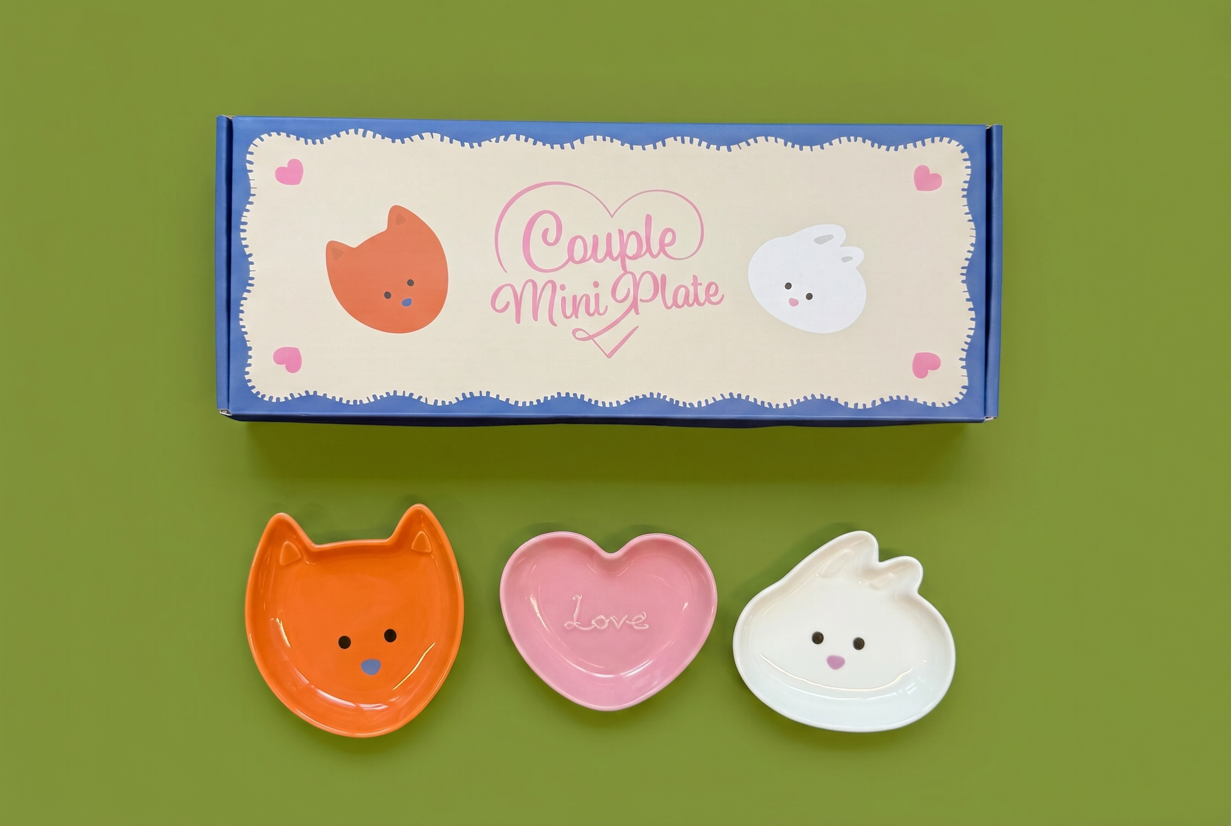 Couple mini plate 3P set