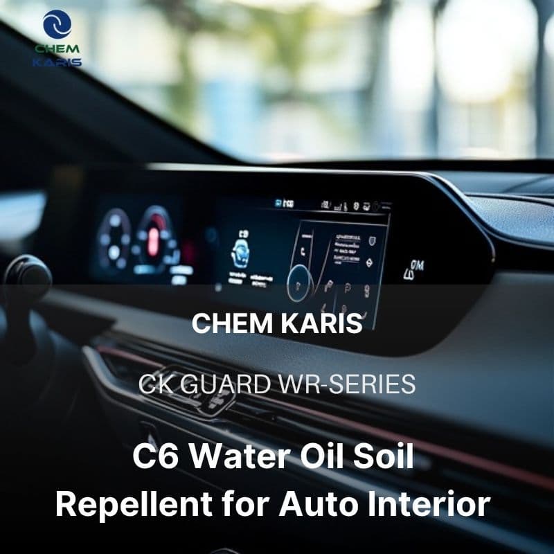 CK GUARD WR-SERIES C6 fluorocarbon water and oil repellent for automotive interior fabric - seat, headliner, and trim finishing