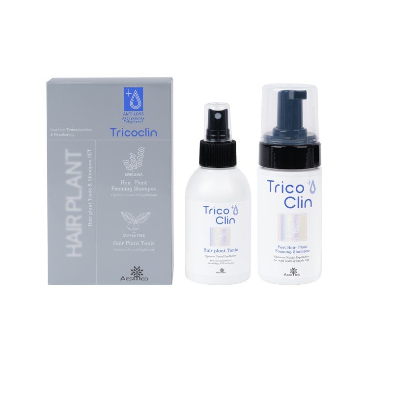 TricoClin Hair Plant  Set _Tonic _  Foaming Shampoo_