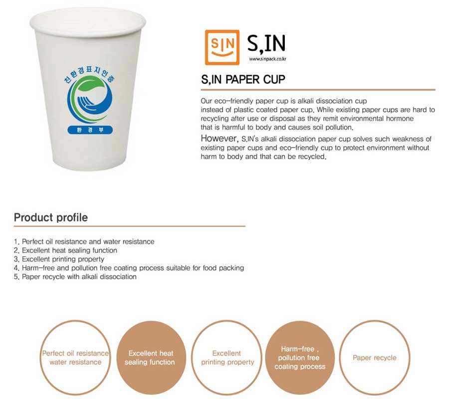 Eco-friendly paper cup | tradekorea