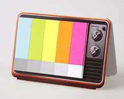TV color [Sticky memo pad + Photo frame]