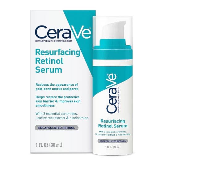 CeraVe Retinol Serum for Post_Acne Marks and Skin Texture 1 oz 30 ml