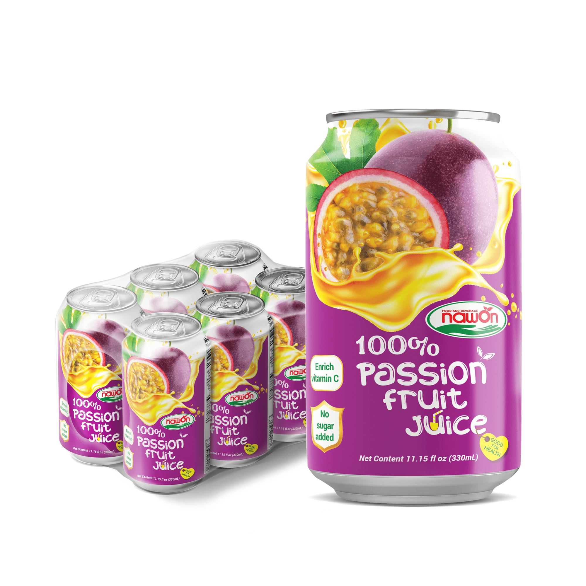 NFC Passion Fruit Juice 100_ Natural 330ml Canned