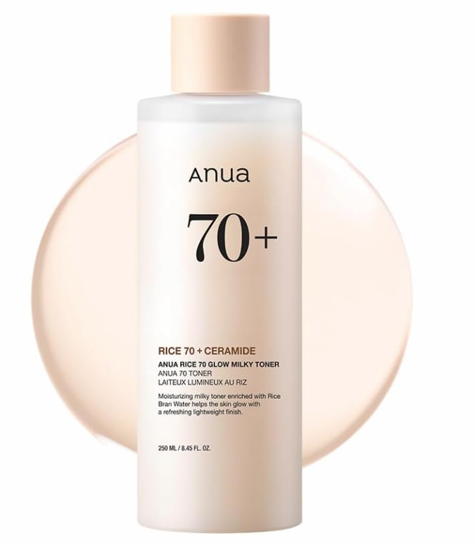 ANUA Rice 70 Glow Milky Toner