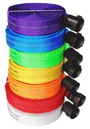 Double color hose for fire