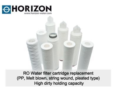 RO Water filter cartridge replacement