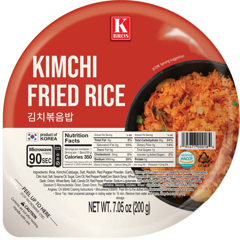 KBROS Kimchi Fried Rice Bowl